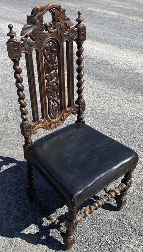 Jacobean style carved oak - jacobean,