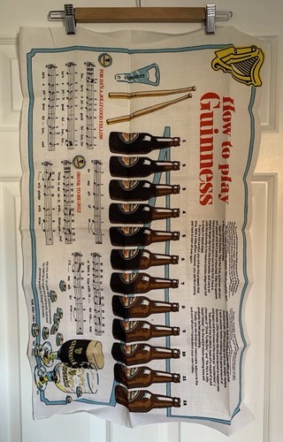 Guinness vintage tea - vintage, towel