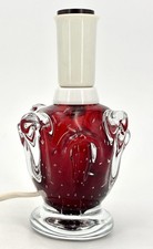 Vintage SMALL MID CENTURY CONTROLLED BUBBLE GLASS LAMP Possibly Scandinavian