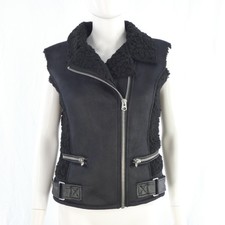 Topshop Shearling Biker Jacket