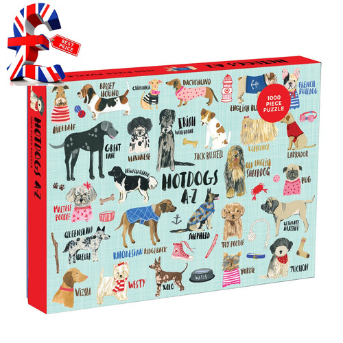 Mudpuppy 1000pc hot - 1000pc, dogs