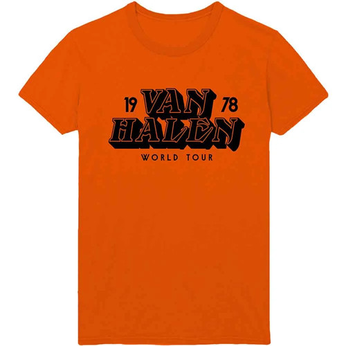 Van halen unisex shirt world - van, t-shirt