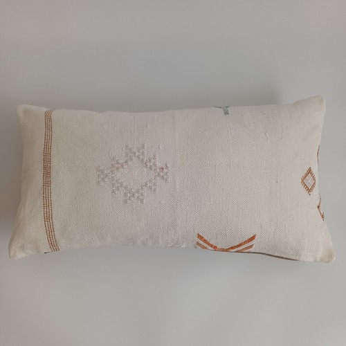 Moroccan cactus silk cushion - moroccan,