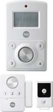 Yale Mini Wireless Alarm Kit - 130 dB siren, Motion Detector, 4 digit PIN Code,