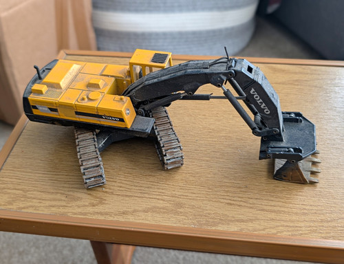 Diecast excavator model - excavator,