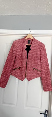 Atmosphere pink black tweed - pink/black,