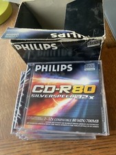 SEALED/UNUSED - 7 X Philips CD-R80   Silverspeed 32X Recordable Disc