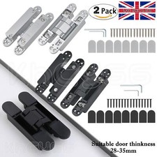 2Pcs Concealed Invisible 3D