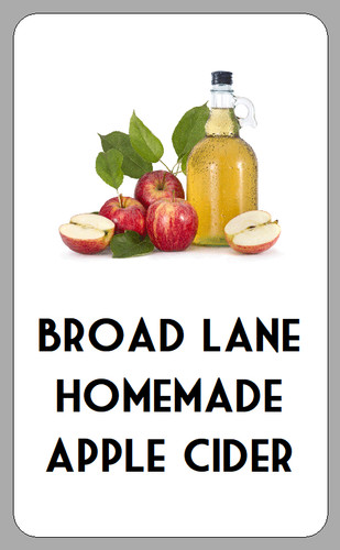 X21 apple cider labels - apple,