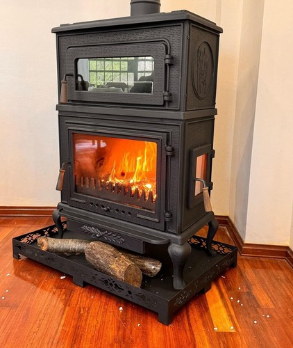 Cast iron wood burning - , stove