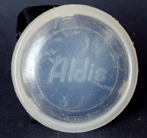 Aldis white push - , plastic