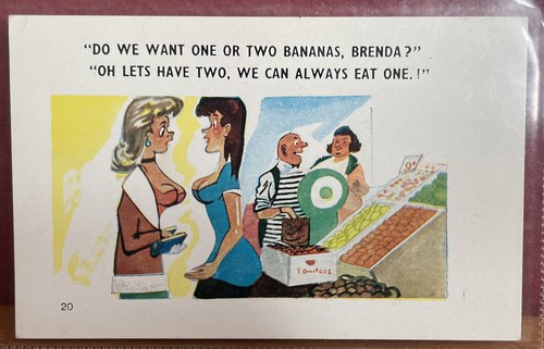 Sapphire comic postcard saucy - comic,