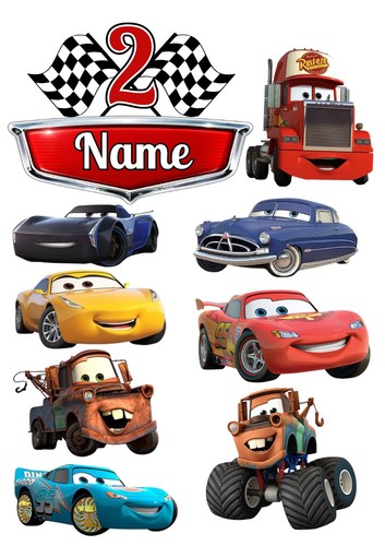 Cars lightning mcqueen edible - cars,