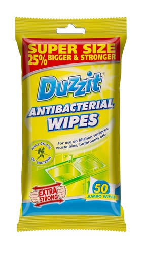 Duzzit antibacterial wipes - duzzit,