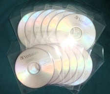 12 Verbatim Blank DVD-R 4.7GB 16X Speed 120 Mins DVD Discs With Sleeves