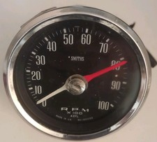 CLASSIC MINI COOPER S SMITHS MAX HAND REV COUNTER 10K TACHOMETER RARE TACHO RACE