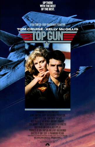 Top gun movie poster - top,