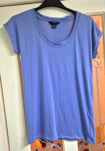 Tesco blue long t shirt - blue,