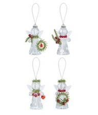 Set of 4 Teeny ANGEL MISTLETOE