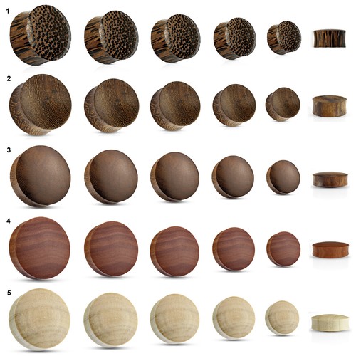 Organic wood saddle plug - organic,