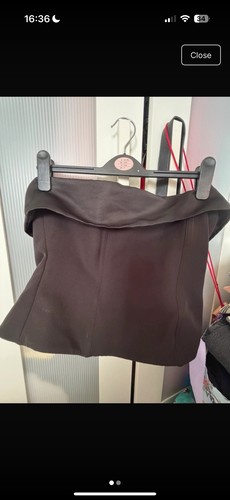 White fox black - corset, top