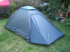 Used Once Halfords 2 Person XL Dome Tent with Porch