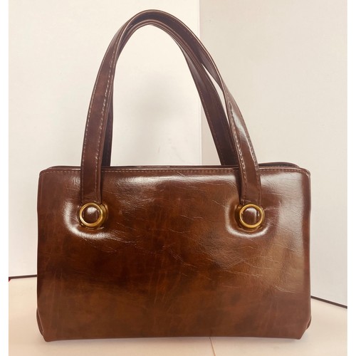 Vintage mcm brown faux leather - mcm,