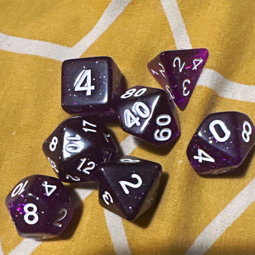 Purple glitter speckled - glitter,