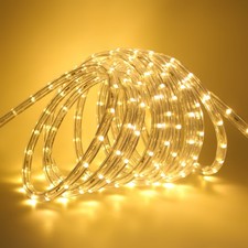 8 Modes LED Rope Tube Lights Xmas Garden Festival IP67 Waterproof Lighting Decor