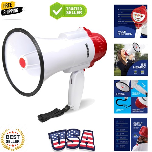 Portable megaphone loud - -,