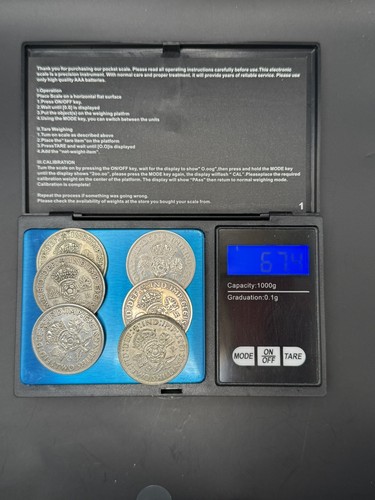 Pre 1947 5 silver florin - 6,