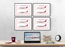 Virgin Airlines Boeing Jet Set