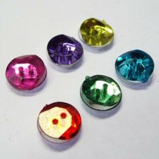 Faceted Mirror Back Buttons