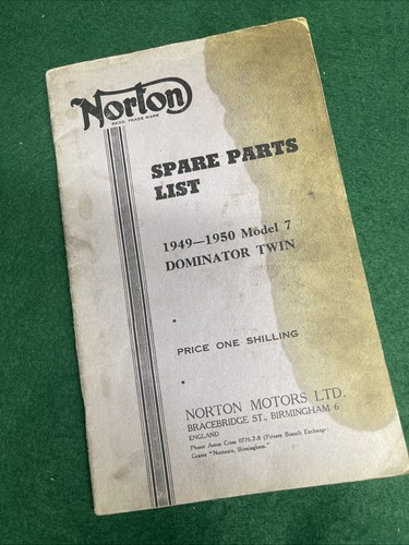 Norton model dominator 1949 - 7,