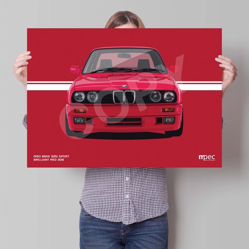 Illustration 1990 bmw e30 - illustration, 325i