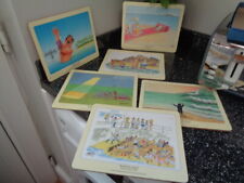 WADDINGTONS INTERNATIONAL CARTOON FESTIVAL BESIDE THE SEASIDE PLACEMATS