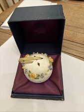 Vintage Coalport China Pomander Hymosa