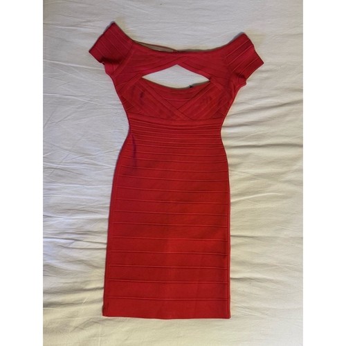 Nwt herve leger - leger, red