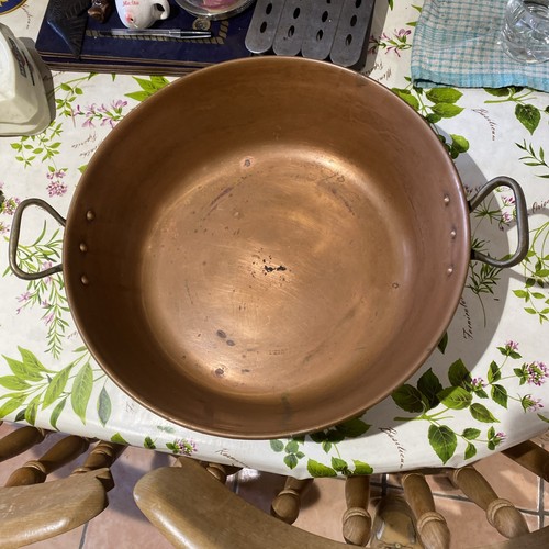 Vintage french copper jam - vintage,