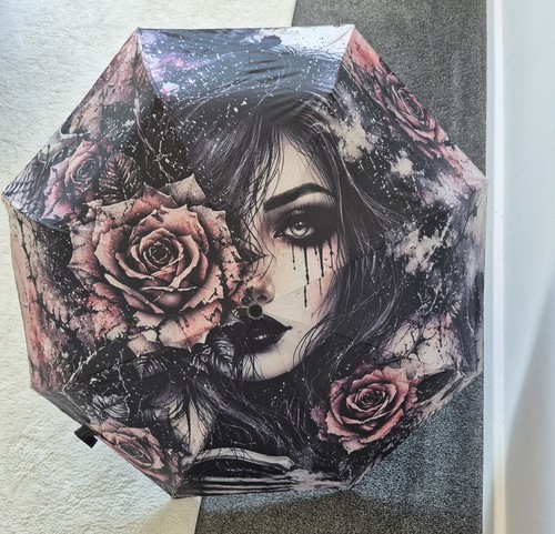 Gothic rose umbrella - umbrella, automatic