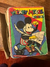 1930 Mickey Mouse Annual First Edition DISNEY - RARE - Pub. James Dent Hardback