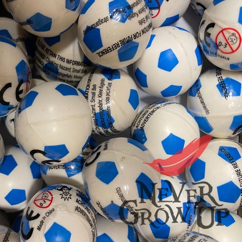 Blue football bouncy - football,