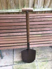 Vintage T. Handled Round Mouth Shovel