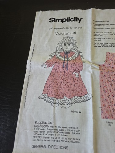 Simplicity victorian girl - simplicity,