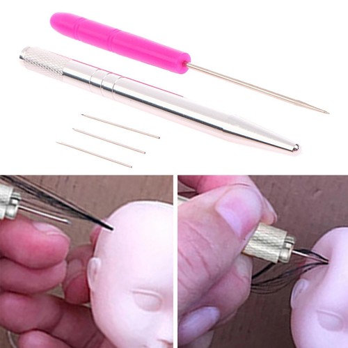 Diy doll hair needle reborn - doll,