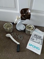 Vintage Spong 702 Slicer,Mincer, & Gratet