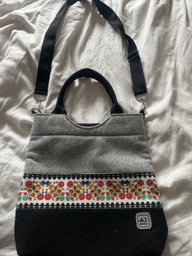 Artisan cross body folk art - cross,
