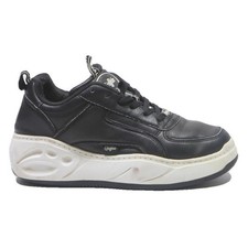 BUFFALO Mens Black Leather