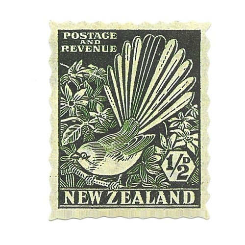 New zealand fantail - new, stamp