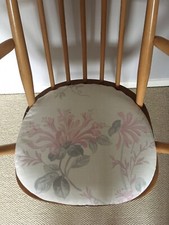 Set of 4 Custom Made Cushions for Ercol Candlestick Chairs Laura Ashley Fabric